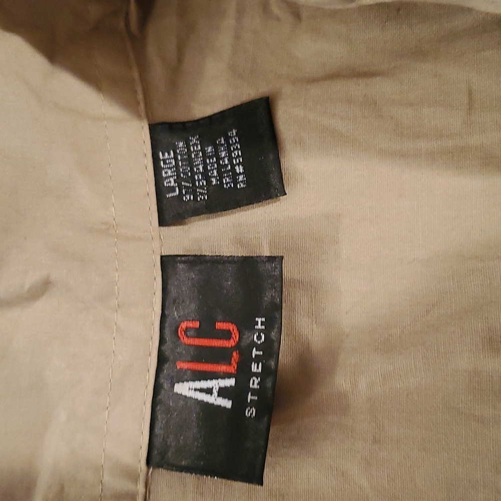 🍹10 for$20 ALC Stretch Beige 3/4 sleeve shirt with back draw string - Picture 2 of 9